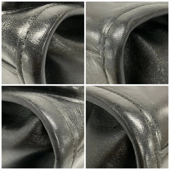 Auth COACH Ranger Flap Crossbody 33566 Black Leather - Shoulder Bag - Picture 16 of 16